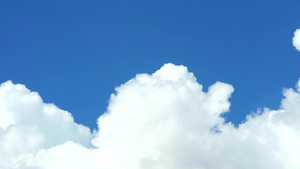 纯净的蓝天白云延时视频31秒视频