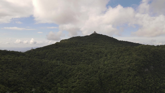 湖南张家界天门山5A景区航拍视频