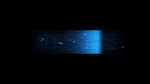蓝色科技数字扫描偏移动画10秒视频
