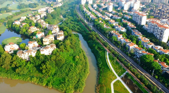 4K航拍美丽中国惠州城市风光视频