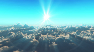 飞翔在日落的云上16秒视频