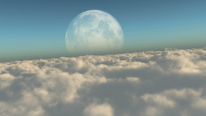 云上的满月14秒视频