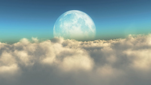 圆月的云上飞翔16秒视频