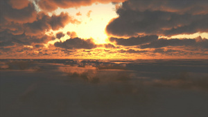 在日落的云上飞翔16秒视频