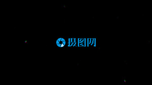 数字信号损坏躁波logo动画模板4秒视频