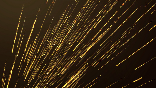 金色光束粒子群视频