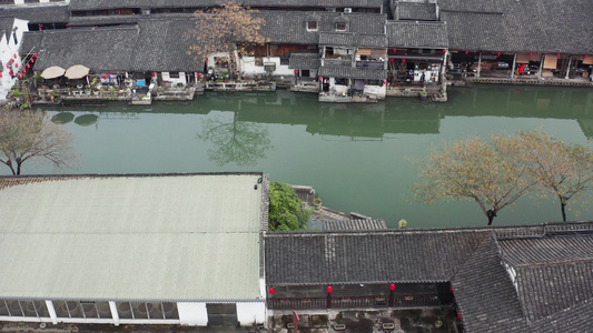 浙江绍兴安昌古镇风光视频