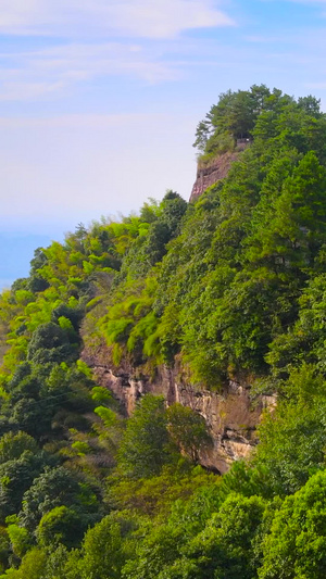 5A风景区江郎山塔山观景台航拍合集91秒视频