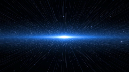 动态蓝色大气粒子光线视频元素视频