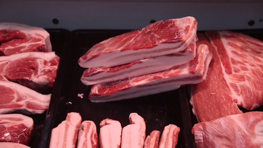超市买猪肉 视频