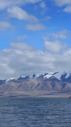 西藏阿里北线色林措延时视频旅游景点28秒视频