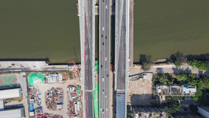4K广州洛溪大桥48秒视频