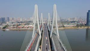 4K广州洛溪大桥46秒视频