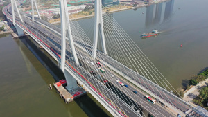 4K广州洛溪大桥39秒视频