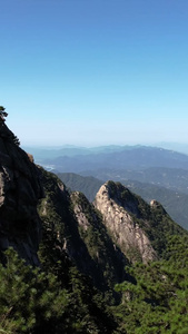 航拍5A安徽天堂寨龙剑峰景区吴楚关视频旅游景区视频