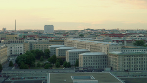 德国柏林日落时的柏林景观11秒视频