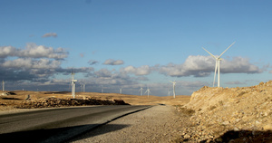 约旦的风景国王高速公路14秒视频