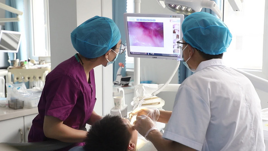 口腔诊所医疗牙齿口腔医院治疗升格1080p视频素材视频