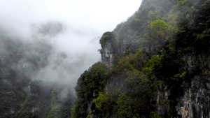 4K深山奇石风景如画46秒视频