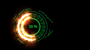 数字绿色表绿色彩色电能点火黑屏12秒视频