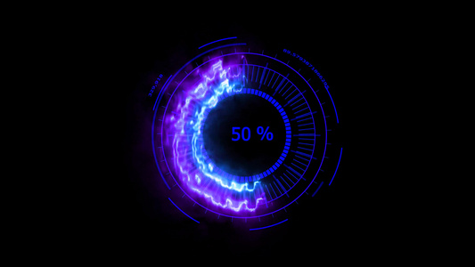 数字电表电能电紫色广告技术抽象设计视频