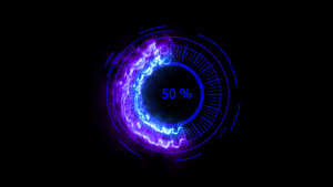 数字电表电能电紫色广告技术抽象设计13秒视频