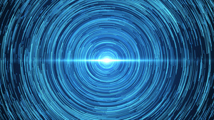 唯美蓝色粒子星空星爆星轨粒子旋转动态视频素材30秒视频