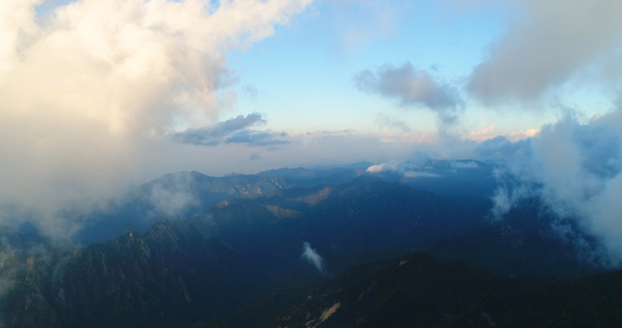 5A级景区太白山云海航拍视频