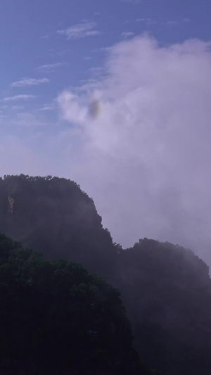 王屋山山峰实拍国家级重点风景名胜区17秒视频
