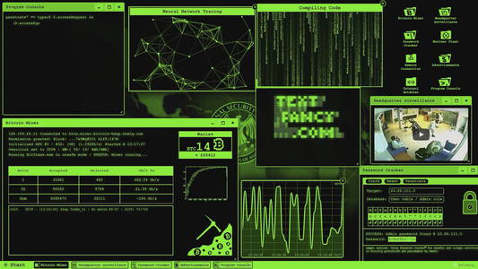 黑客密码屏幕 2视频