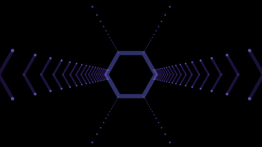 科技粒子光线动画元素带透明度通道视频