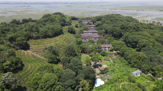 湖南岳阳君山岛5A景区航拍视频