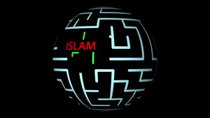 含有红色文字绿线和可能的解决办法的迷宫动画伊斯拉姆13秒视频