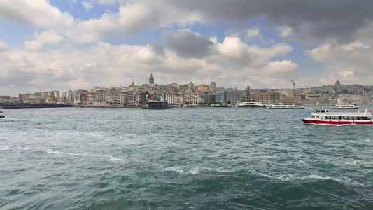 土耳其伊斯坦布尔市风景视频