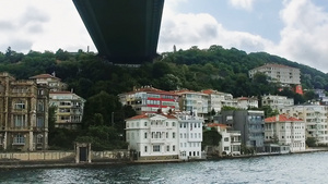 博斯普鲁斯海峡上的大桥29秒视频