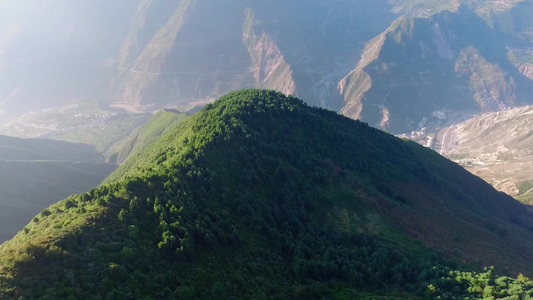 中国美丽乡村山川自然风光航拍视频视频