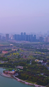 太湖风景区航拍鼋头渚风景视频