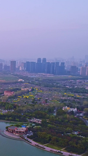 太湖风景区航拍鼋头渚风景23秒视频