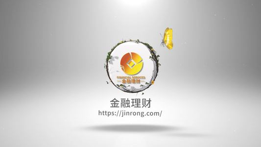 简洁唯美logo演绎片头片尾AE模板视频