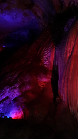 广东清远连州地下河溶洞洞内实拍内部实拍51秒视频