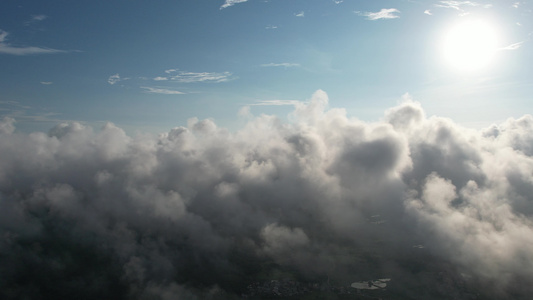 高空云海航拍视频