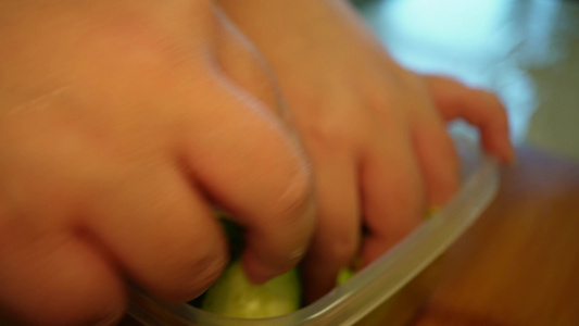 快餐盒制作健身沙拉轻食沙拉视频