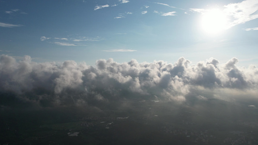 高空云海航拍视频