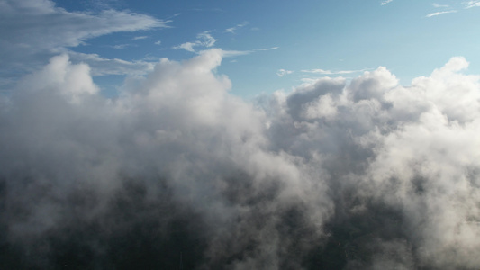 高空云海航拍视频