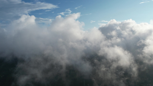 高空云海航拍视频