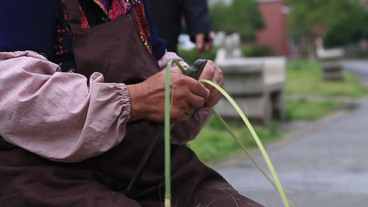 传统竹编技艺视频