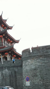 潮州古城建筑广济楼风景延时合集旅游胜地视频