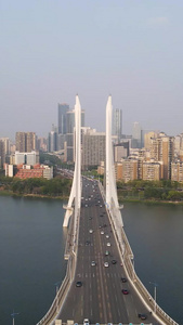 航拍惠州合生大桥城市地标视频