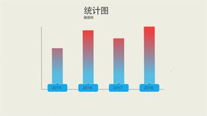 MG动画模板AECC2017企业数据统计49秒视频