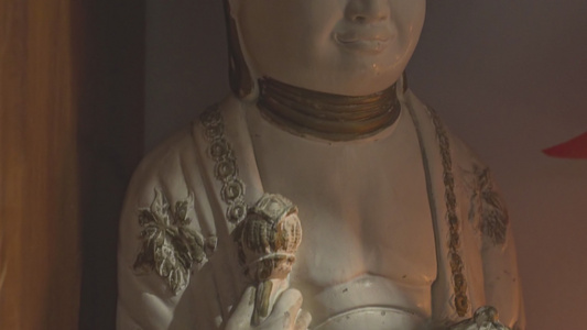buddha 雕像详细细节 2视频